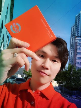 광동생활건강 MF[광동] 비타500✨주름개선·미백·SPF50+🌞퍼펙트쉴드 빅 선쿠션 본품 — 5점을 준 리뷰어가 2024년 5월 올린 사용 사진