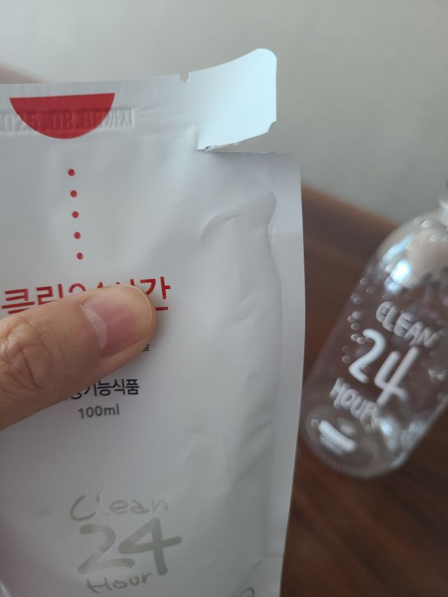 클린24시간 1BOX(5포) + 전용보틀(500ml) 리뷰 사진