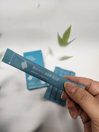 클린24시간 슬림앤유산균 1박스 (3.5g X 15포) — 4점을 준 리뷰어가 2022년 12월 올린 사용 사진