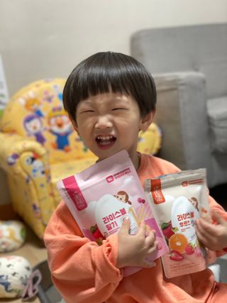 아비삭라이스볼 3종 /딸기,후르츠,단호박 — 5점을 준 리뷰어가 2021년 6월 올린 사용 사진
