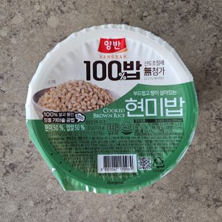 [구매평]양반 동원 양반 100밥 현미밥, 130g, 12개 — 5점을 준 리뷰어가 2025년 5월 올린 사용 사진