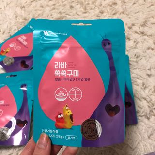 [푸름웰니스] 라바 쑥쑥구미 36g — 5점을 준 리뷰어가 2021년 12월 올린 사용 사진