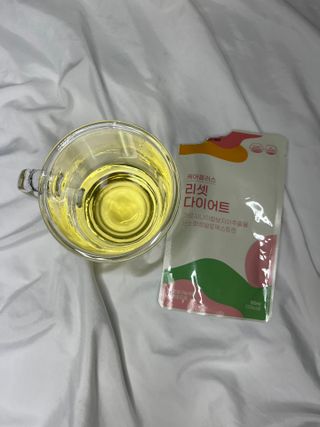 [경남제약헬스케어] 케어플러스 리셋 다이어트 청포도맛 100ml X 5포 (5일분) — 3.5점을 준 리뷰어가 2023년 5월 올린 사용 사진
