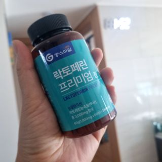 짱스마일 락토페린 프리미엄 정 1000ml x 60정 — 4점을 준 리뷰어가 2022년 12월 올린 사용 사진