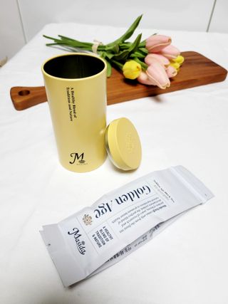 마시다 태양의 축복을 받은 프리미엄 수제 블렌딩 홍차, 골든에이지블랙티 — 5점을 준 리뷰어가 2021년 3월 올린 사용 사진