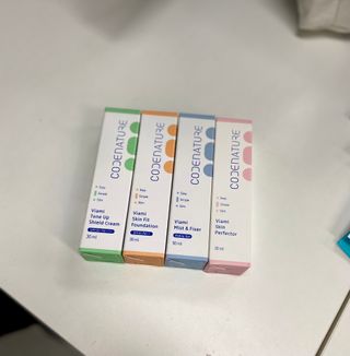 코드네이처 비아미 퍼펙트 케어 4종 — 5점을 준 리뷰어가 2021년 10월 올린 사용 사진