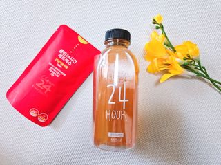 클린24시간 레드박스 1BOX(5포) + 전용보틀(500ml) — 5점을 준 리뷰어가 2024년 1월 올린 사용 사진