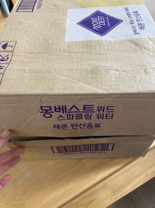 몽베스트 Montbest with Sparkling water Lemon OR Lime 20병(랜덤) — 5점을 준 리뷰어가 2022년 6월 올린 사용 사진