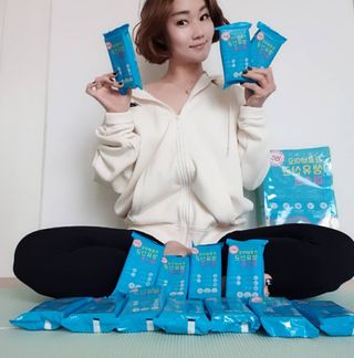 헬스업 핼스업 프로바이오 생유산균 퍼스트 — 5점을 준 리뷰어가 2021년 1월 올린 사용 사진