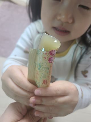 다나음 180도 칼슘젤리+아연면역젤리 — 5점을 준 리뷰어가 2021년 12월 올린 사용 사진