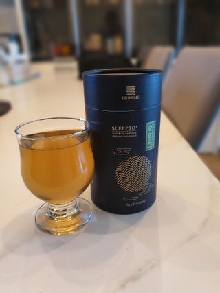 프리마인 자체 기업부설 연구소에서 찾아낸 건강한 수면의 비밀.  슬립토 플러스 30포 — 5점을 준 리뷰어가 2022년 5월 올린 사용 사진