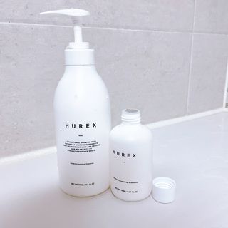 [HUREX] 휴렉스 볼류마이징 탈모완화 기능성 샴푸 본품+휴대용 — 5점을 준 리뷰어가 2021년 7월 올린 사용 사진