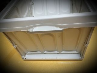 나무드 [nothing] 접이식 폴딩박스 수납 정리함 공간 리빙 박스 56L — 3점을 준 리뷰어가 2021년 10월 올린 사용 사진