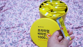 서울약사신협 프리미엄비타민C1000_2.5G x 100포 — 5점을 준 리뷰어가 2020년 12월 올린 사용 사진