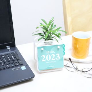 [메이크정글] 식물과 달력이 하나로, 2023년 식물캘린더 No.1 — 5점을 준 리뷰어가 2022년 10월 올린 사용 사진