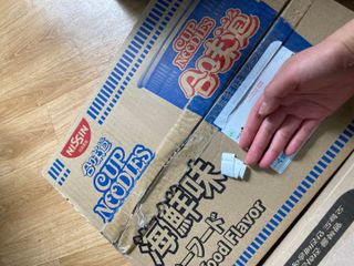 NISSIN 닛신 컵누들  4종 - 씨푸드오리지날, 씨푸드 스파이시, 씨푸드 커리, 씨푸드 XO소스 — 5점을 준 리뷰어가 2022년 4월 올린 사용 사진