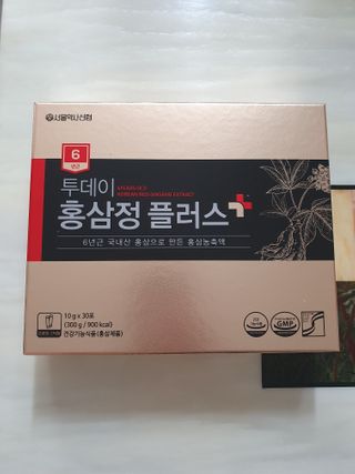 서울약사신협_투데이홍삼정플러스스틱_10g x 30포 — 5점을 준 리뷰어가 2021년 1월 올린 사용 사진