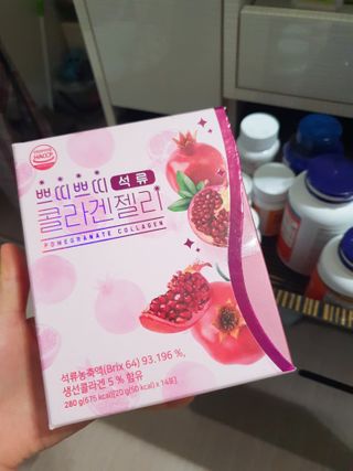 헬스업_쁘띠쁘띠석류콜라겐젤리_20g x 14포 — 5점을 준 리뷰어가 2021년 2월 올린 사용 사진