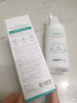 파시랩 그린 플러스 락토 버블 필링 — 5점을 준 리뷰어가 2021년 6월 올린 사용 사진