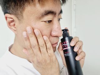 웰피아생활건강 웰피아 올인원 남성화장품 옴므페론 — 5점을 준 리뷰어가 2023년 1월 올린 사용 사진