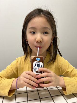 [구매평]덴마크 소화가 잘되는 우유로 만든 초코, 190ml, 24개 — 5점을 준 리뷰어가 2025년 2월 올린 사용 사진