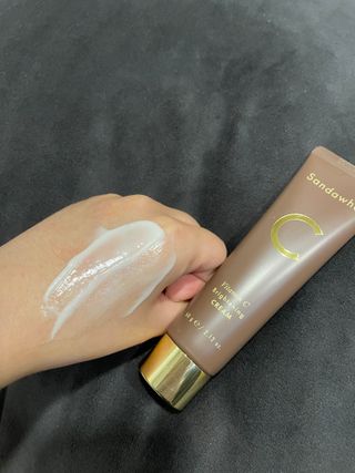 산다화 비타민C 화이트닝 크림 — 4.5점을 준 리뷰어가 2023년 5월 올린 사용 사진