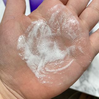 바르셀 저분자피쉬콜라겐 클랜징 파우더 화이트닝 각질제거 필링 워시 젠 90g — 5점을 준 리뷰어가 2021년 11월 올린 사용 사진