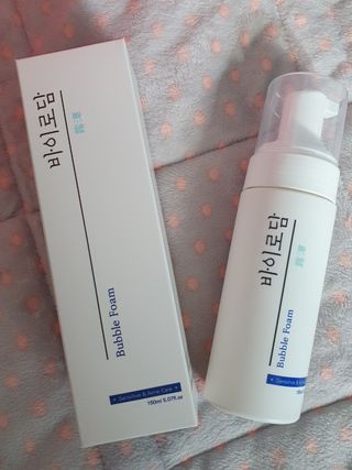 [바이로담] 저자극 약산성버블 폼 폼클렌징 150ml — 2.5점을 준 리뷰어가 2021년 3월 올린 사용 사진