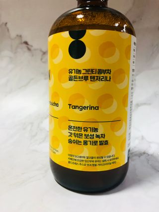 골든브루 콤부차 골든브루 유기농 그린티 콤부차 2종 2병 — 5점을 준 리뷰어가 2021년 11월 올린 사용 사진
