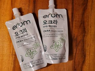 [이롬] 오크라 마시는 뷰티드링크 100mL x 20입 — 5점을 준 리뷰어가 2022년 7월 올린 사용 사진