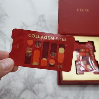 프리마인 귀족의 콜라겐, 92배 흡수율. 럭셔리 프리미엄 셀라브 콜라겐필름 30매 — 4점을 준 리뷰어가 2021년 9월 올린 사용 사진