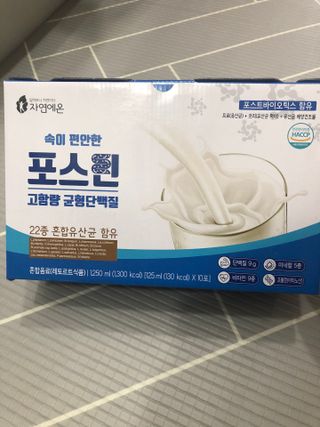자연에온 마시는 프로틴 고함량 균형단백질 음료 포스틴 125ml 10개입 1BOX — 5점을 준 리뷰어가 2021년 3월 올린 사용 사진