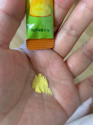 비타앤C 레몬맛, 망고맛 — 5점을 준 리뷰어가 2021년 6월 올린 사용 사진