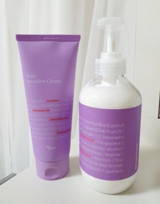 빅그린 베이비라인 3종세트 - 샴푸앤바디워시500ml,올인원로션500ml,바디크림170ml — 5점을 준 리뷰어가 2022년 11월 올린 사용 사진
