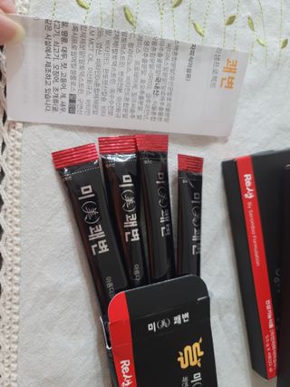 새롬바이오 리생 [미쾌변] 차전자피 식이섬유 건강기능식품 3팩 — 5점을 준 리뷰어가 2021년 6월 올린 사용 사진