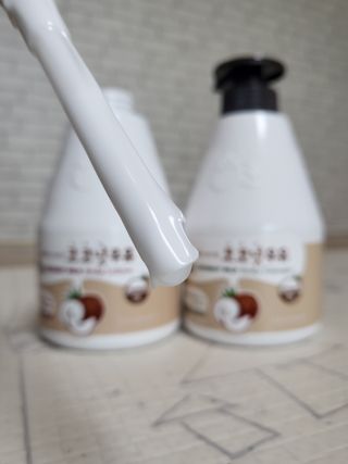 [과일나라] 피부가 마시는 코코넛우유 바디클렌저&바디로션 — 5점을 준 리뷰어가 2022년 3월 올린 사용 사진