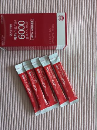 메타아르기닌 GC녹십자웰빙 메타 아르기닌 6000 플러스 오르니틴 — 5점을 준 리뷰어가 2022년 4월 올린 사용 사진