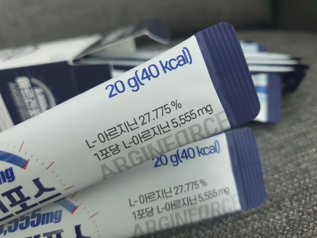 자연에온 아르긴포스 L-아르기닌 5555mg 스틱 15개입 1박스 리뷰 사진