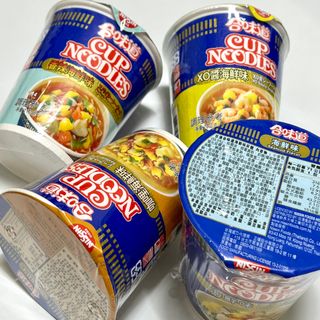 NISSIN 닛신 컵누들  4종 - 씨푸드오리지날, 씨푸드 스파이시, 씨푸드 커리, 씨푸드 XO소스 — 4점을 준 리뷰어가 2022년 5월 올린 사용 사진