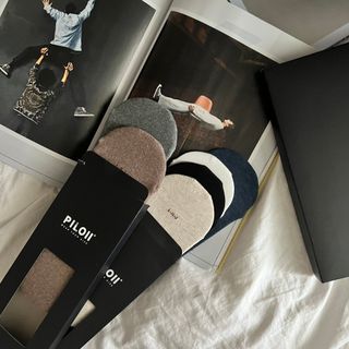 [사이즈가 있는 양말 필로이]남자 덧신 6족 선물 세트_나를 위한 선물or마음을 전하는 선물【 S, M, L, XL】 — 5점을 준 리뷰어가 2022년 6월 올린 사용 사진