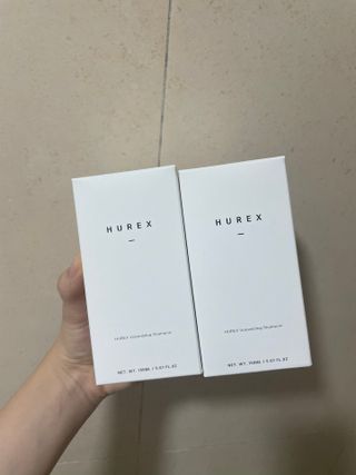 [HUREX] 휴렉스 볼류마이징 탈모완화 기능성 샴푸 150ml x 2개 — 4.5점을 준 리뷰어가 2021년 9월 올린 사용 사진