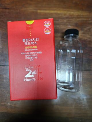 클린24시간 레드박스 1BOX(5포) + 전용보틀(500ml) — 5점을 준 리뷰어가 2024년 3월 올린 사용 사진