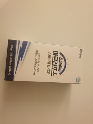 자연에온 아르긴포스 L-아르기닌 5555mg 스틱 15개입 1박스 — 5점을 준 리뷰어가 2022년 1월 올린 사용 사진