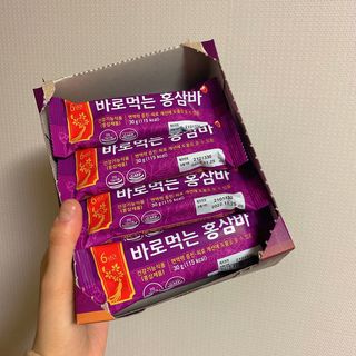 씨알푸드 건강기능식품 6년근 홍삼 함유, 바로먹는 홍삼바 30g 12개입 — 4.5점을 준 리뷰어가 2022년 3월 올린 사용 사진