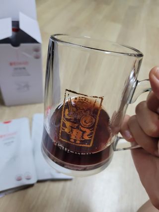 클린24시간 1BOX(5포) + 전용보틀(500ml) — 5점을 준 리뷰어가 2022년 9월 올린 사용 사진