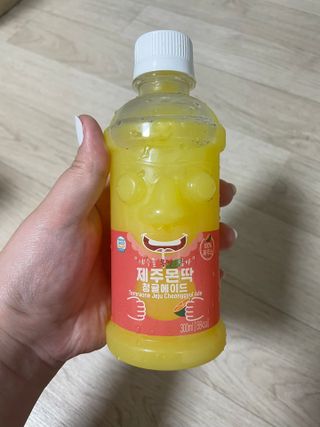 탐라원 제주의 맛, 몬딱주스 4종세트 - 한라봉몬딱주스, 천혜향몬딱주스, 청귤에이드, 당근몬딱주스 — 5점을 준 리뷰어가 2021년 7월 올린 사용 사진