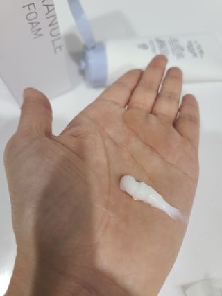 [크리스앤릴리] 애플 그래뉼 클렌징폼 — 5점을 준 리뷰어가 2022년 9월 올린 사용 사진