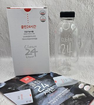 클린24시간 1BOX(5포) + 전용보틀(500ml) — 5점을 준 리뷰어가 2023년 7월 올린 사용 사진