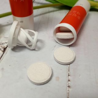 [슬림드랍 석류맛] 건기식 다이어트 보조제 겸 비타민 — 5점을 준 리뷰어가 2022년 2월 올린 사용 사진