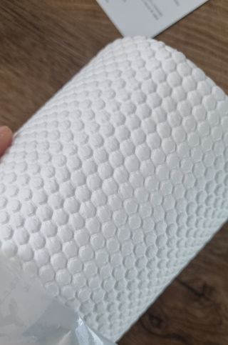 부직포나라 중금속유해물질ZERO 뜯어쓰는 주방 일회용수세미 60매 2매 — 5점을 준 리뷰어가 2022년 11월 올린 사용 사진